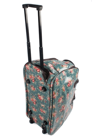 Покажите красивый женский чемодан (на колесиках) для путешествий?