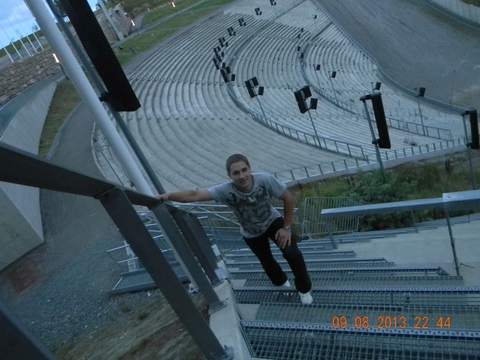Norway . holmenkollen ski jumping place