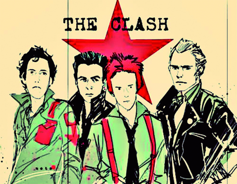 хочу сделать футболку с фото группы the clash. киньте какое их фото выбрали бы вы? 