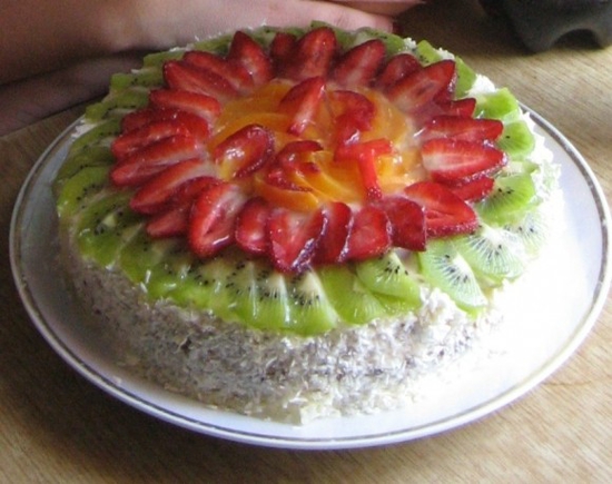 Покажи аппетитный тортик или пирог... :)