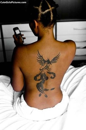 Покажите женскую красивую татуировку