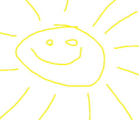 Покажите солнце?