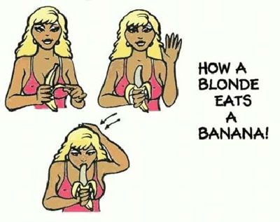 Покажи самую блондинистую блондинку (Без грубостей)