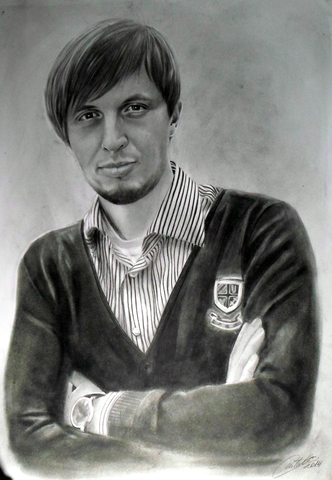 Павел Анк. Портрет А3. Карандаш.
