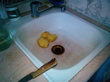 Брат начистил картошки - скоро будем ужинать