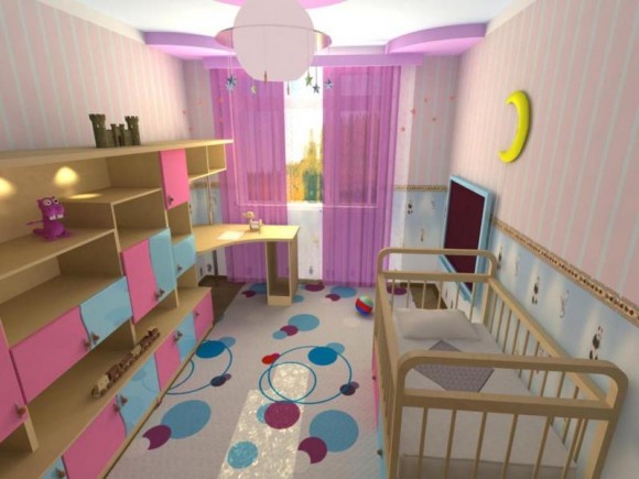 покажите понравившийся вам дизайн детской комнаты?