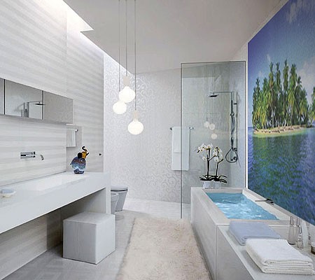 какая бы вам понравилась  ванная комната  ?