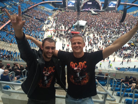 Back in black )) ACDC 2016 manchester