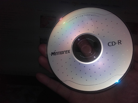 Старый диск из Ирландии от фирмы"Memorex"