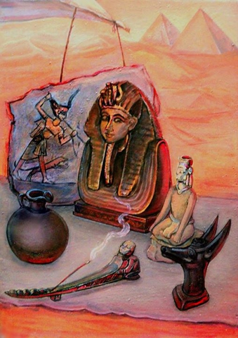 Мой натюрморт на египетскую тему. 