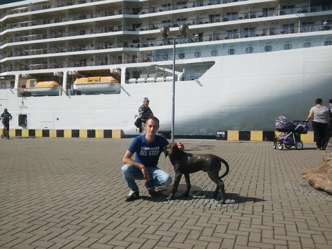 Кто был в Клайпеде - понимают, почему в порту ждет собака