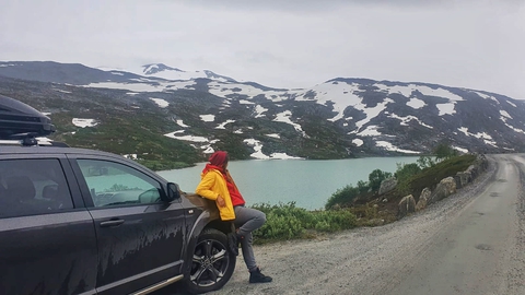Норвегия, старая горная дорога