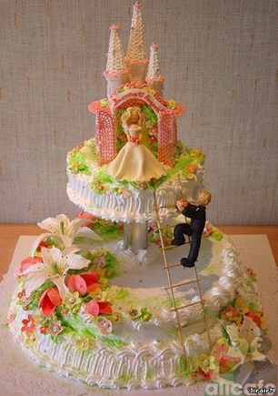 Красивый по-вашему свадебный торт???? 