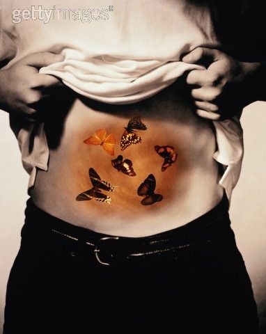 Как выглядят бабочки в твоём животе? 