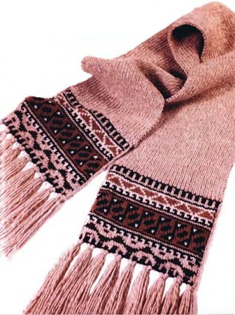 Красивый теплый шарф? >.<