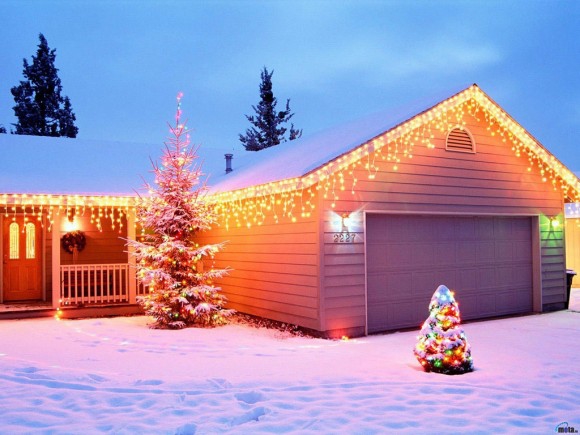 Покажите красивую рождественскую или зимнию картинку?:)))))