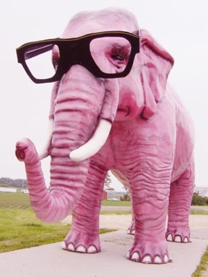 Розовый слоник?)