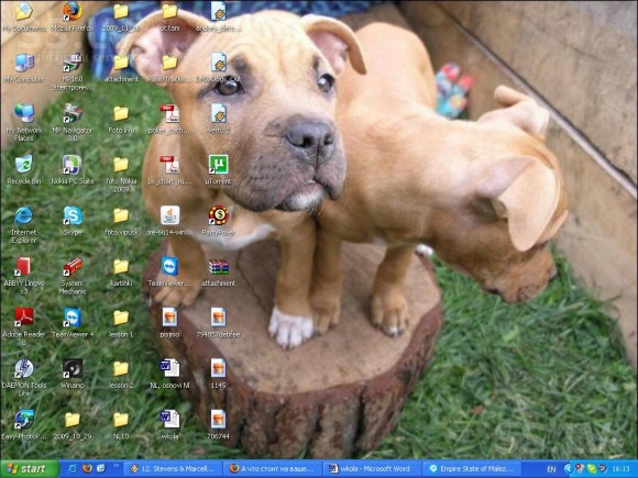 А что стоит на вашем desktop'e ? :)