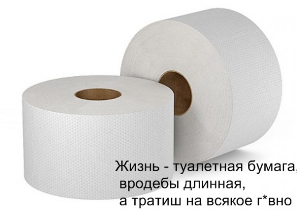 покажите прикольную картинку,связанную с туалетной бумагой?
