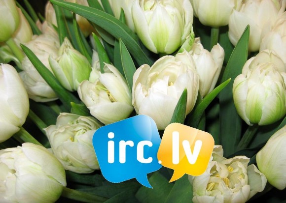 Нарисуйте логотип irc.lv к 8 марта? :)