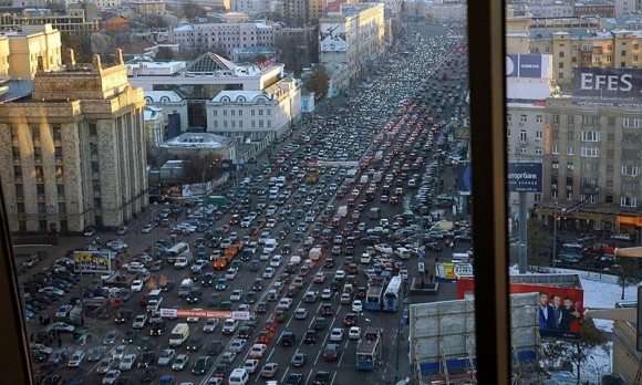 Покажите мне ОГРОМНЫЕ пробки!?