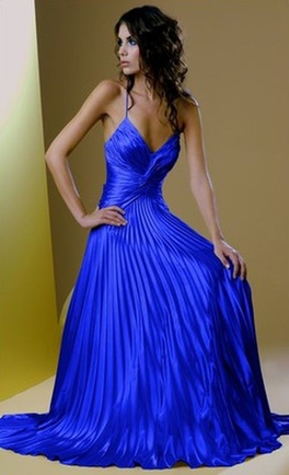 покажите мне красивое платье синего цвета?