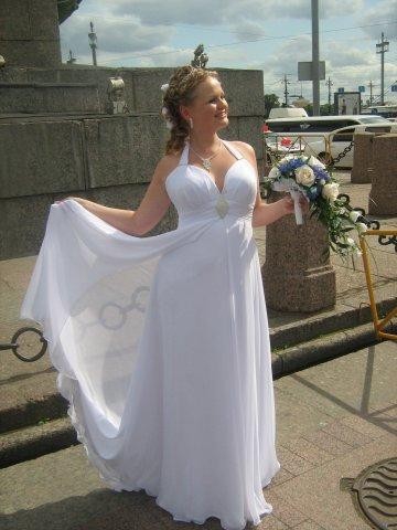 покажите мне красивое свадебное платье в греческом стиле?