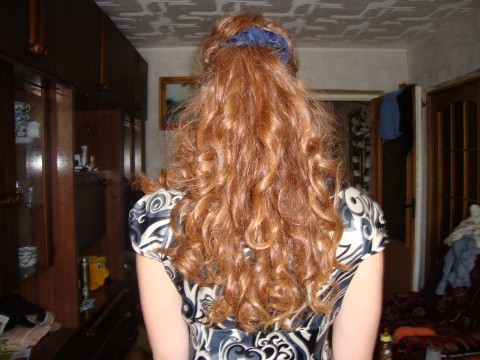 Покажи мне - красивые, длинные, рыжие волосы?